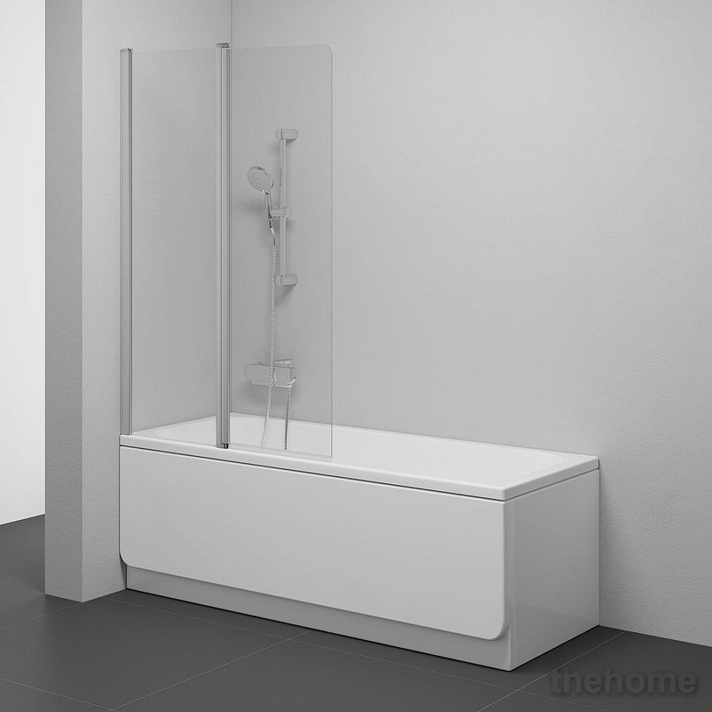 Шторка на ванну Ravak CVS2-100 L сатин+ прозрачное стекло - 2