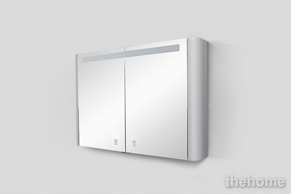 Зеркальный шкаф Am.Pm Sensation M30MCX1001FG, 100 см, с подсветкой, серый шелк - TheHome