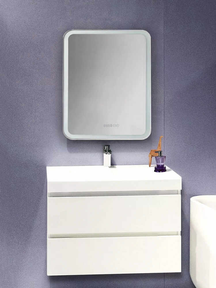 Зеркальный шкаф Creto Attento 60x84см с LED-подсветкой 18-840140A - 3