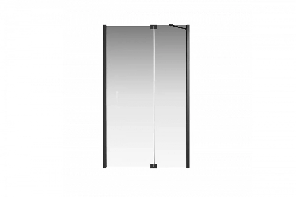 Душевая дверь Creto Tenta 123-WTW-120-C-B-8 стекло прозрачное EASY CLEAN, профиль черный, 120х200 см - TheHome