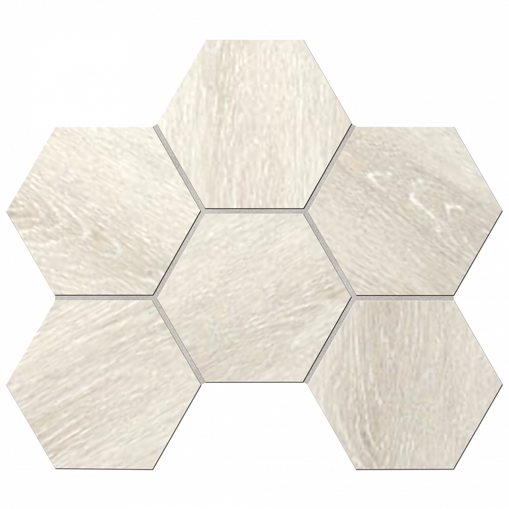 Мозаика DA01 Hexagon 25x28,5 непол. 10 мм - TheHome